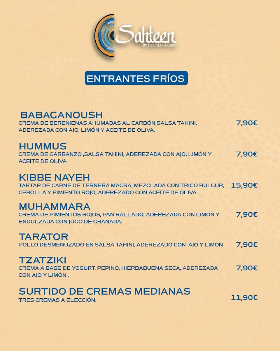 Sahteen By Delicias Arabes Photo Menu 3