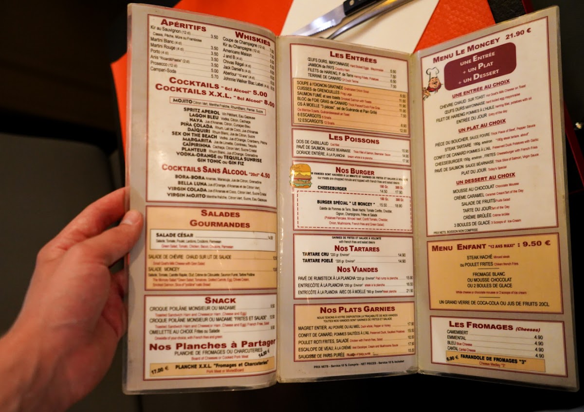 Brasserie Le Moncey Photo Menu 3