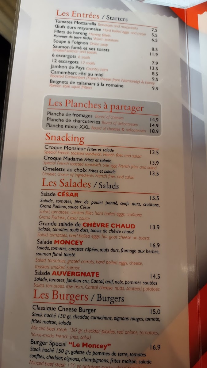 Brasserie Le Moncey Photo Menu 5