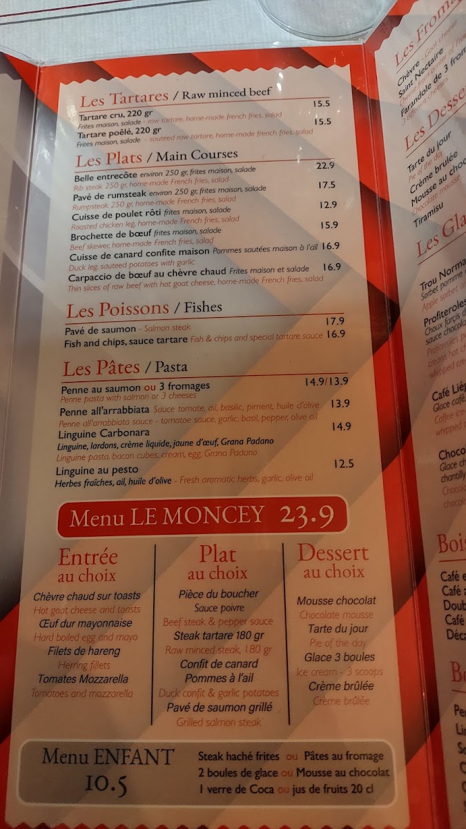 Brasserie Le Moncey Photo Menu 9
