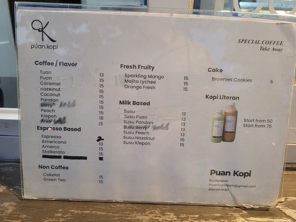 Puan Kopi Taman 3 Generasi Photo Menu 1