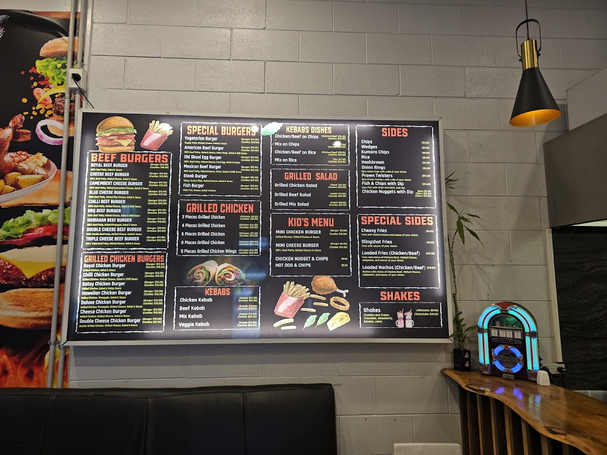 Giant Burger Photo Menu 2