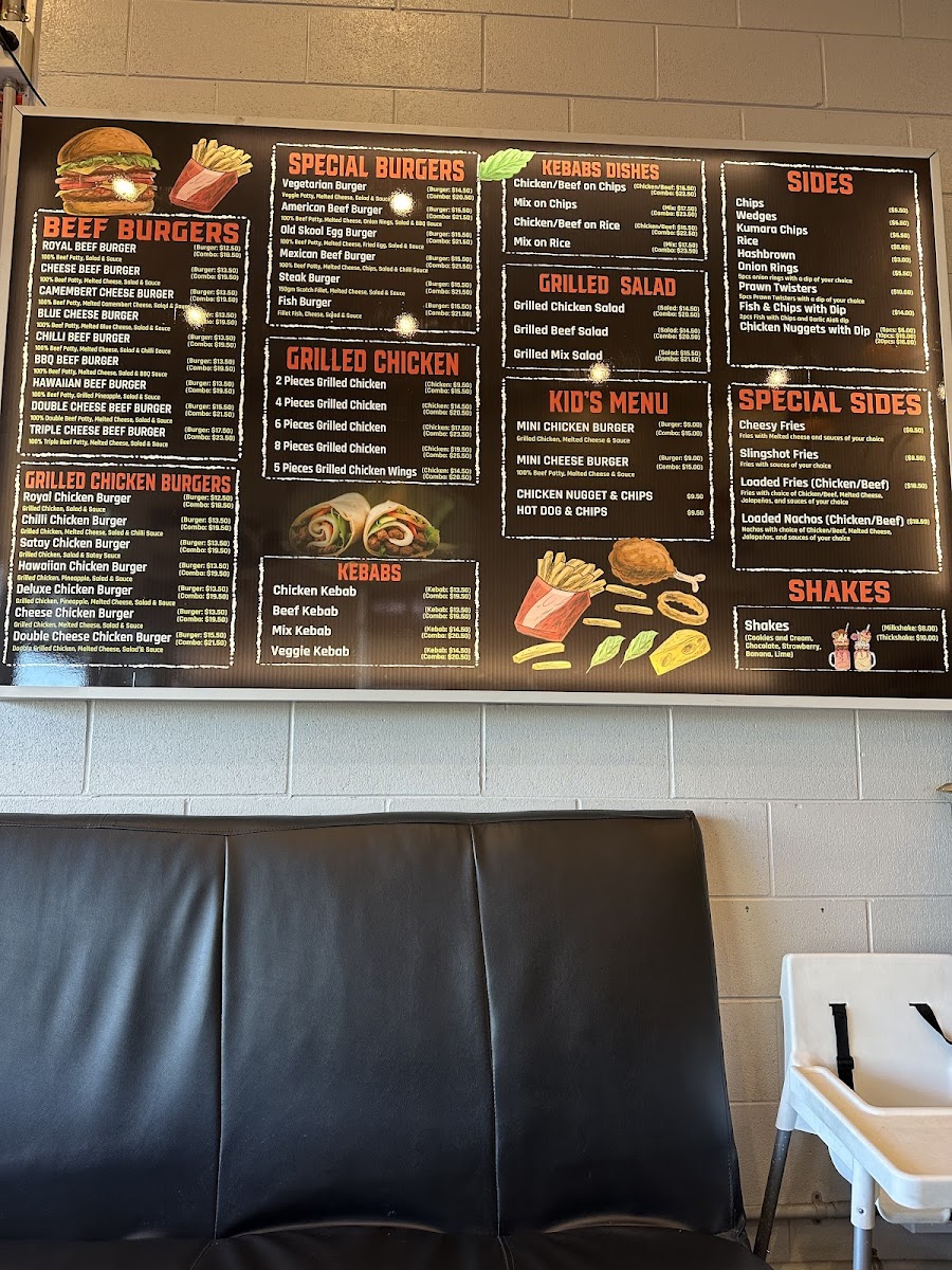 Giant Burger Photo Menu 5