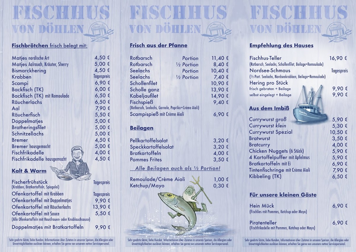 Fischhus von Döhlen Photo Menu 1