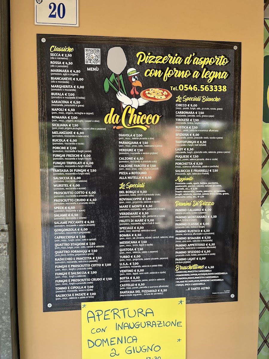 Pizzeria da Chicco Photo Menu 5