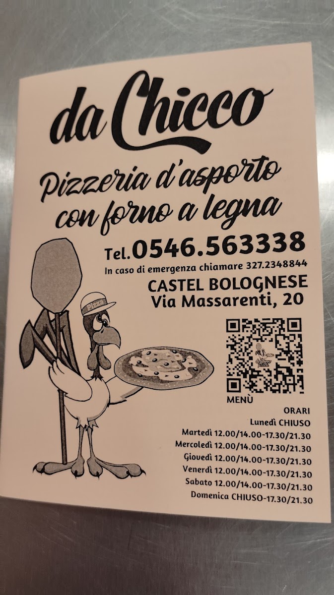 Pizzeria da Chicco Photo Menu 6