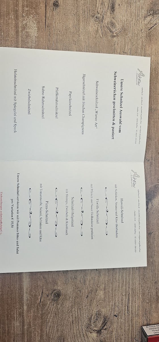 Gasthaus Alt Ems Photo Menu 2