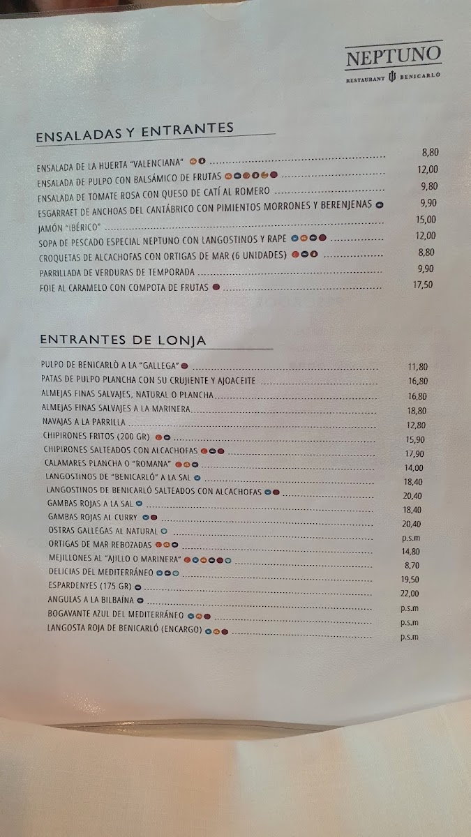 Restaurante Neptuno Benicarló Photo Menu 3