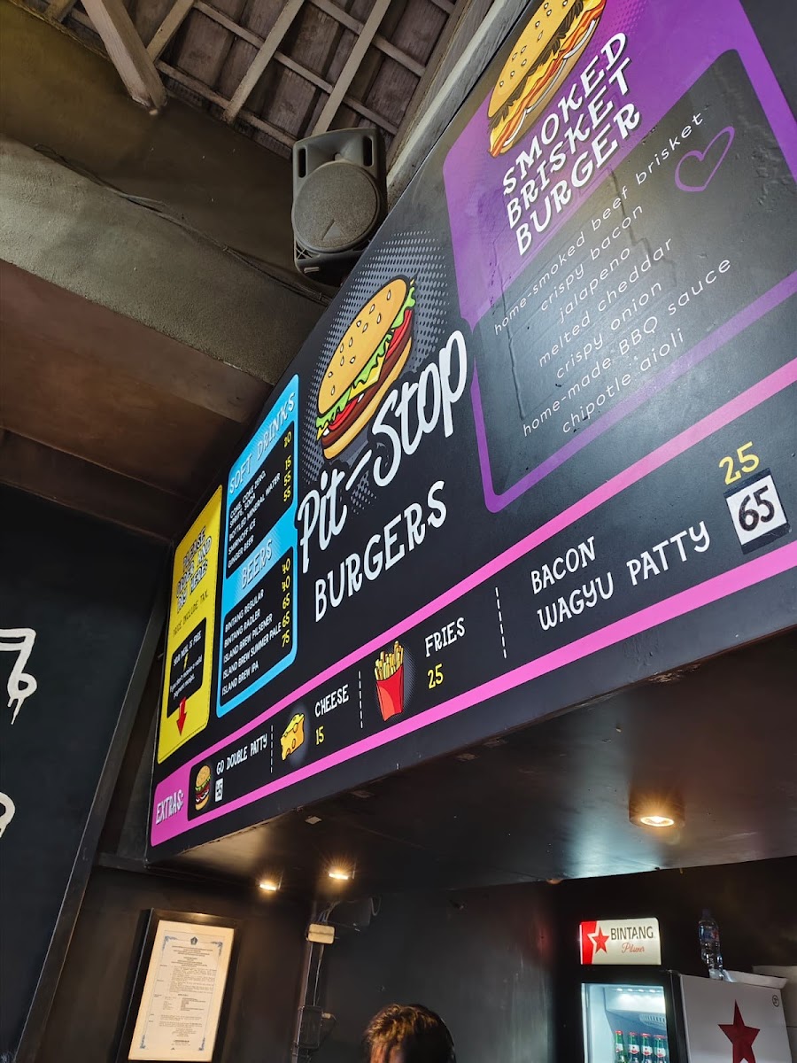 Pit Stop Burger Photo Menu 2