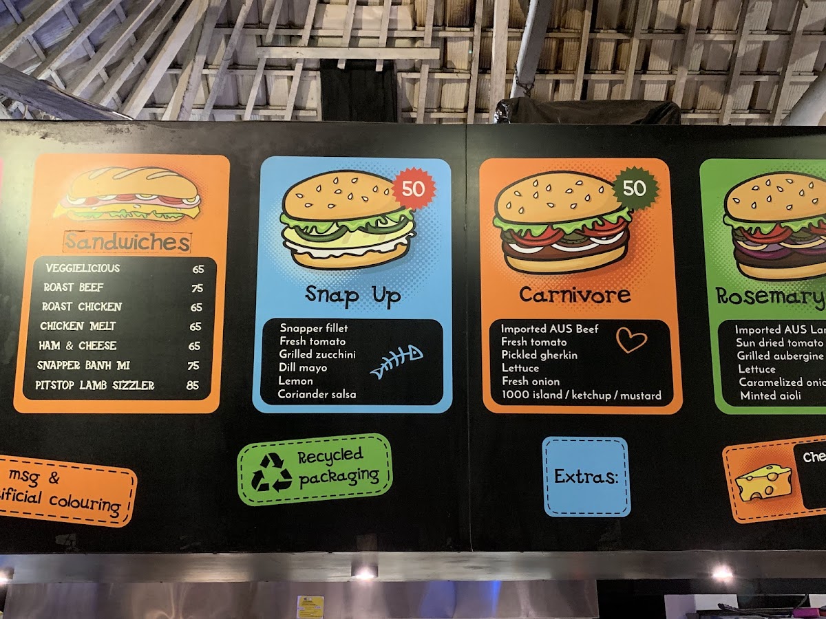 Pit Stop Burger Photo Menu 8