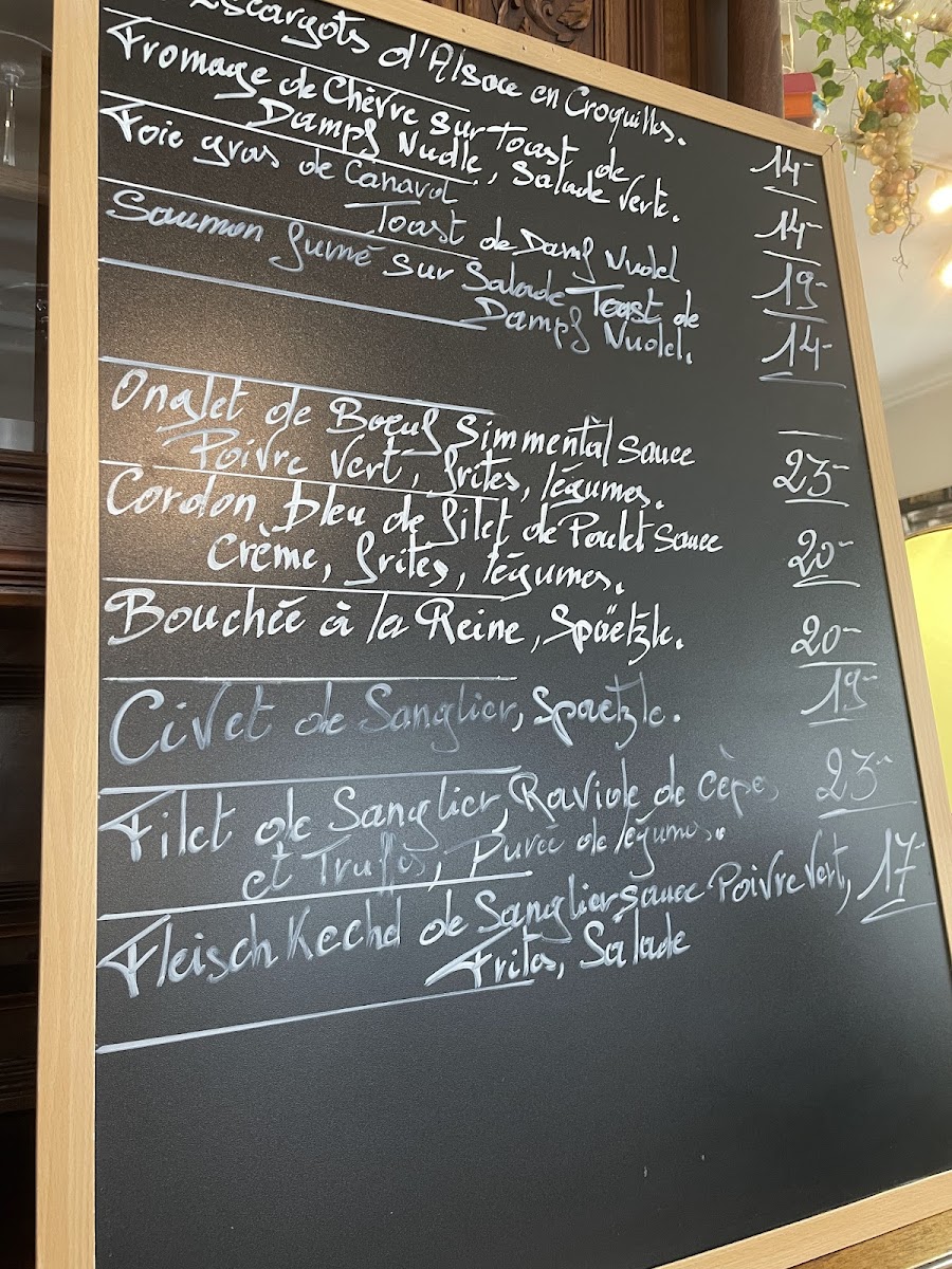 Au Relais Du Bois Photo Menu 1