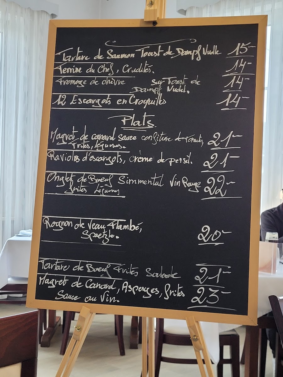 Au Relais Du Bois Photo Menu 2