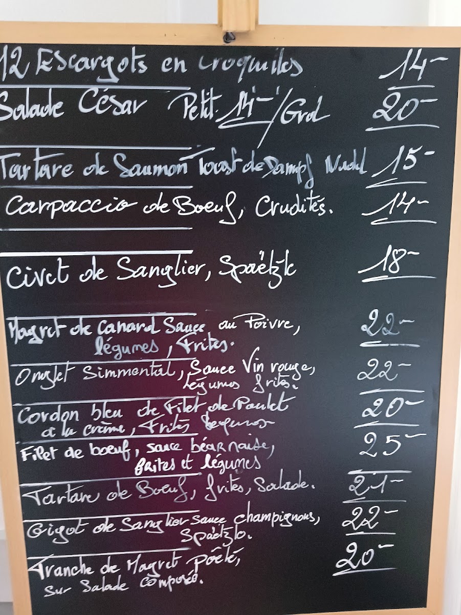 Au Relais Du Bois Photo Menu 3
