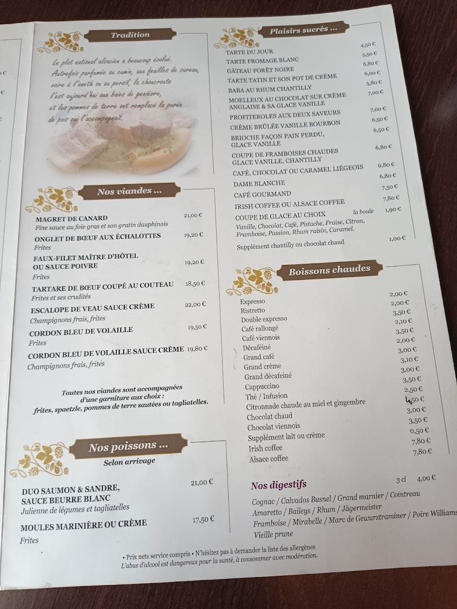Au Relais Du Bois Photo Menu 5