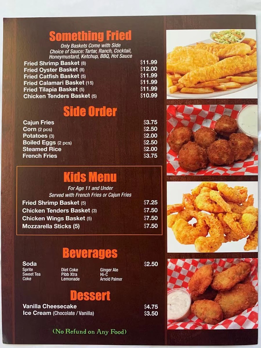 King Cajun Seafood - Savannah Photo Menu 7