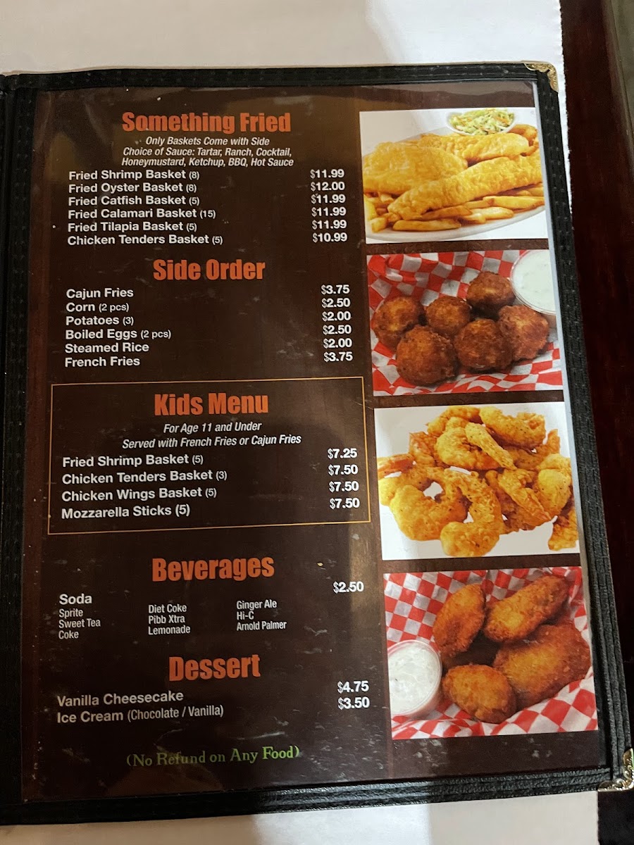 King Cajun Seafood - Savannah Photo Menu 8