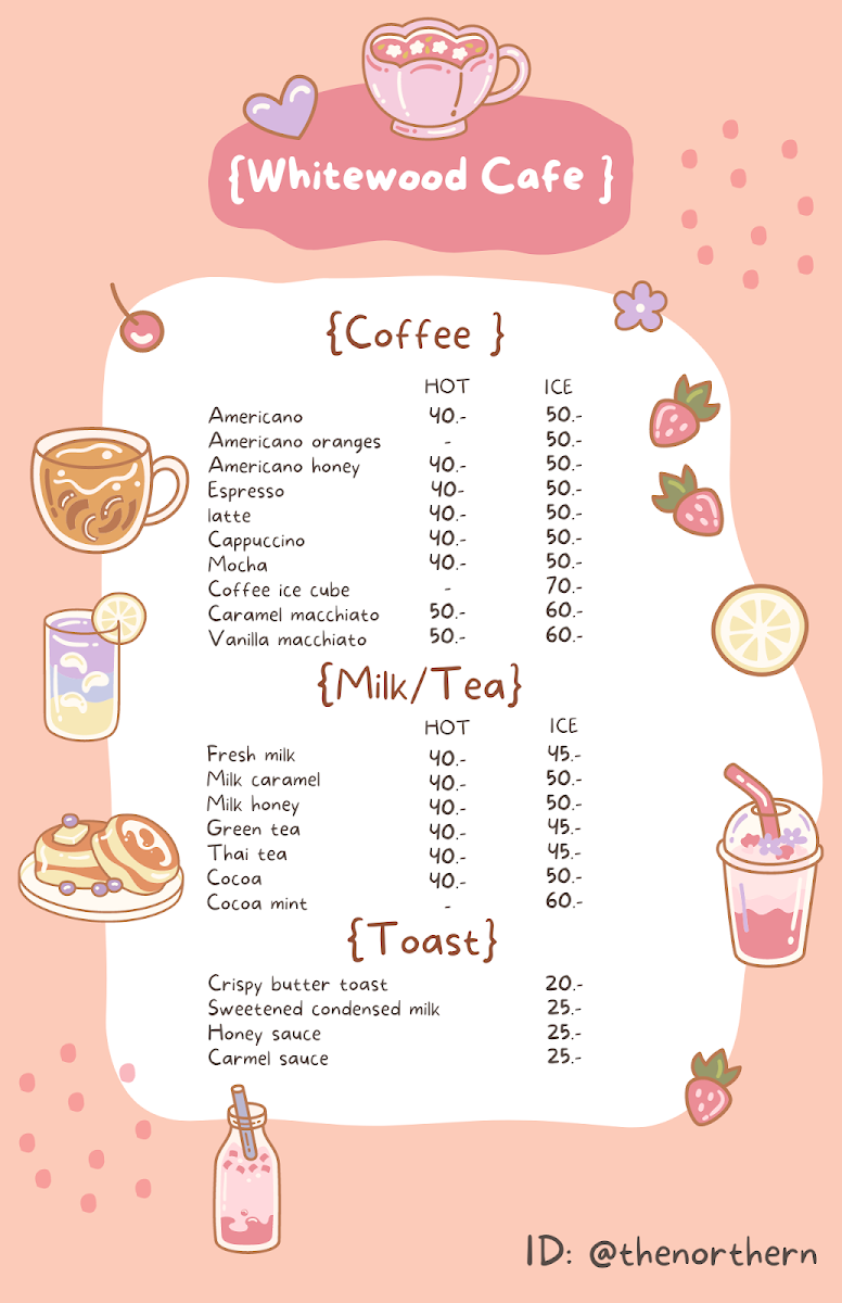 Whitewood Cafe Photo Menu 1