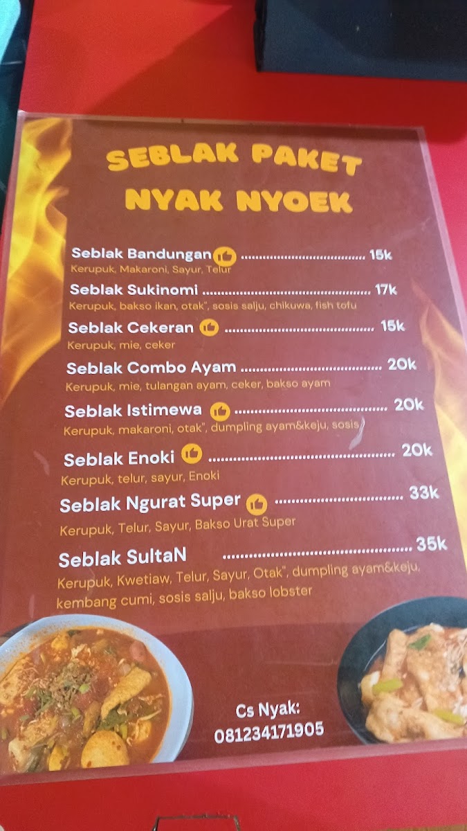 SEBLAK NYAK NYOEK Photo Menu 4