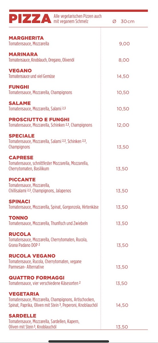 Ahis Pizza, Ulm Photo Menu 2