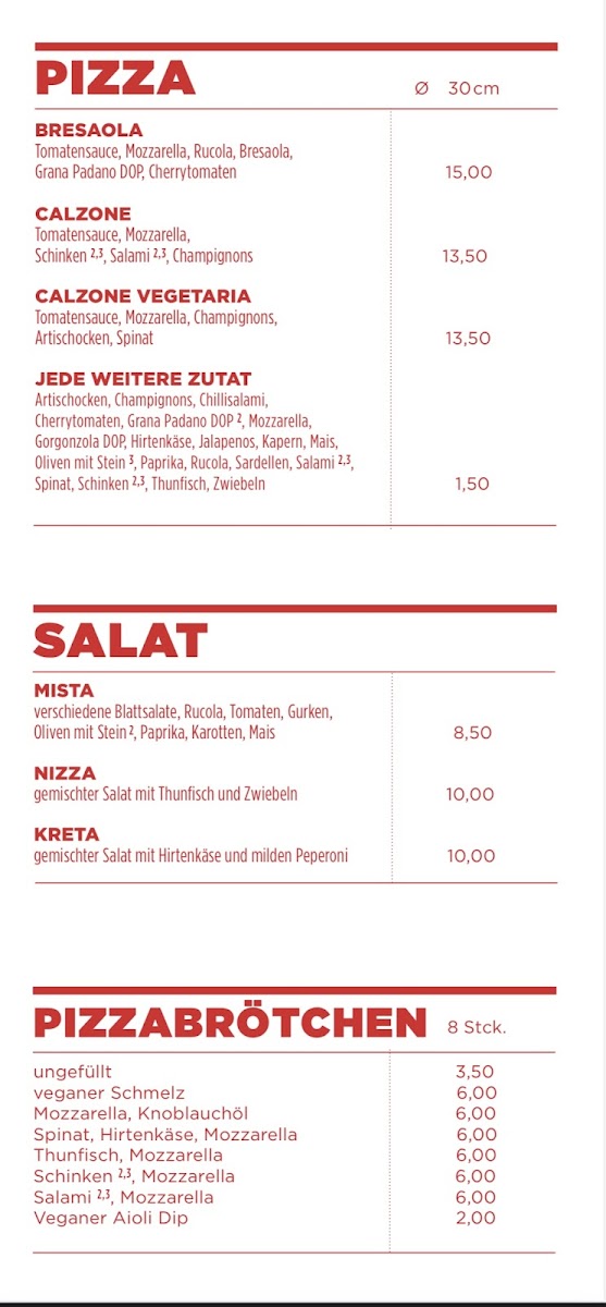Ahis Pizza, Ulm Photo Menu 3