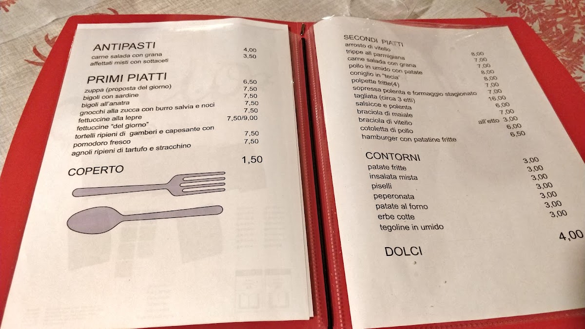 Osteria Casa di Campagna Photo Menu 3