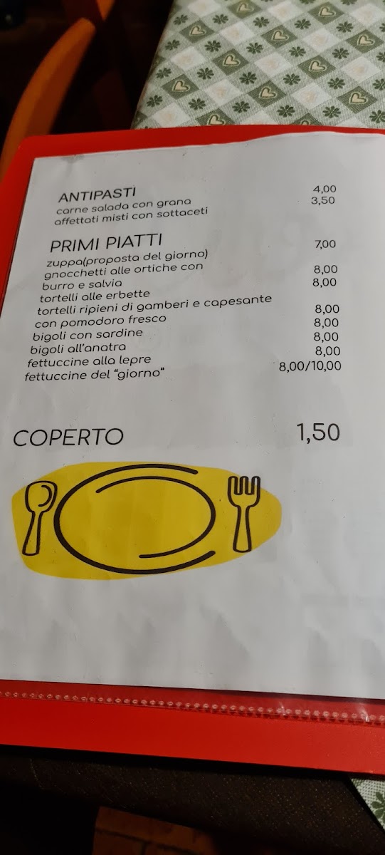 Osteria Casa di Campagna Photo Menu 5