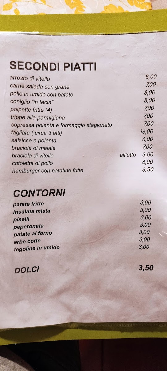 Osteria Casa di Campagna Photo Menu 7