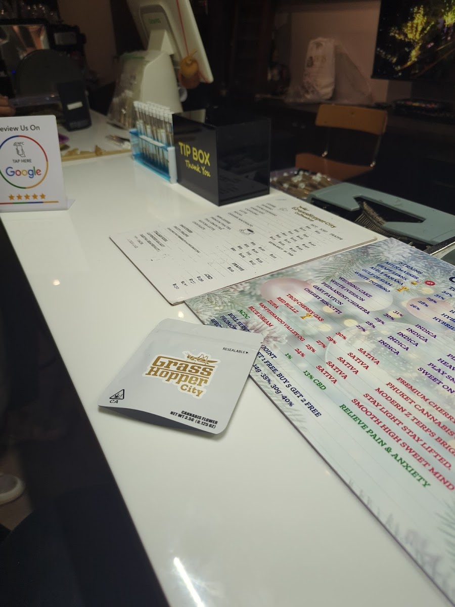 Grasshopper City Coffeeshop Photo Menu 6