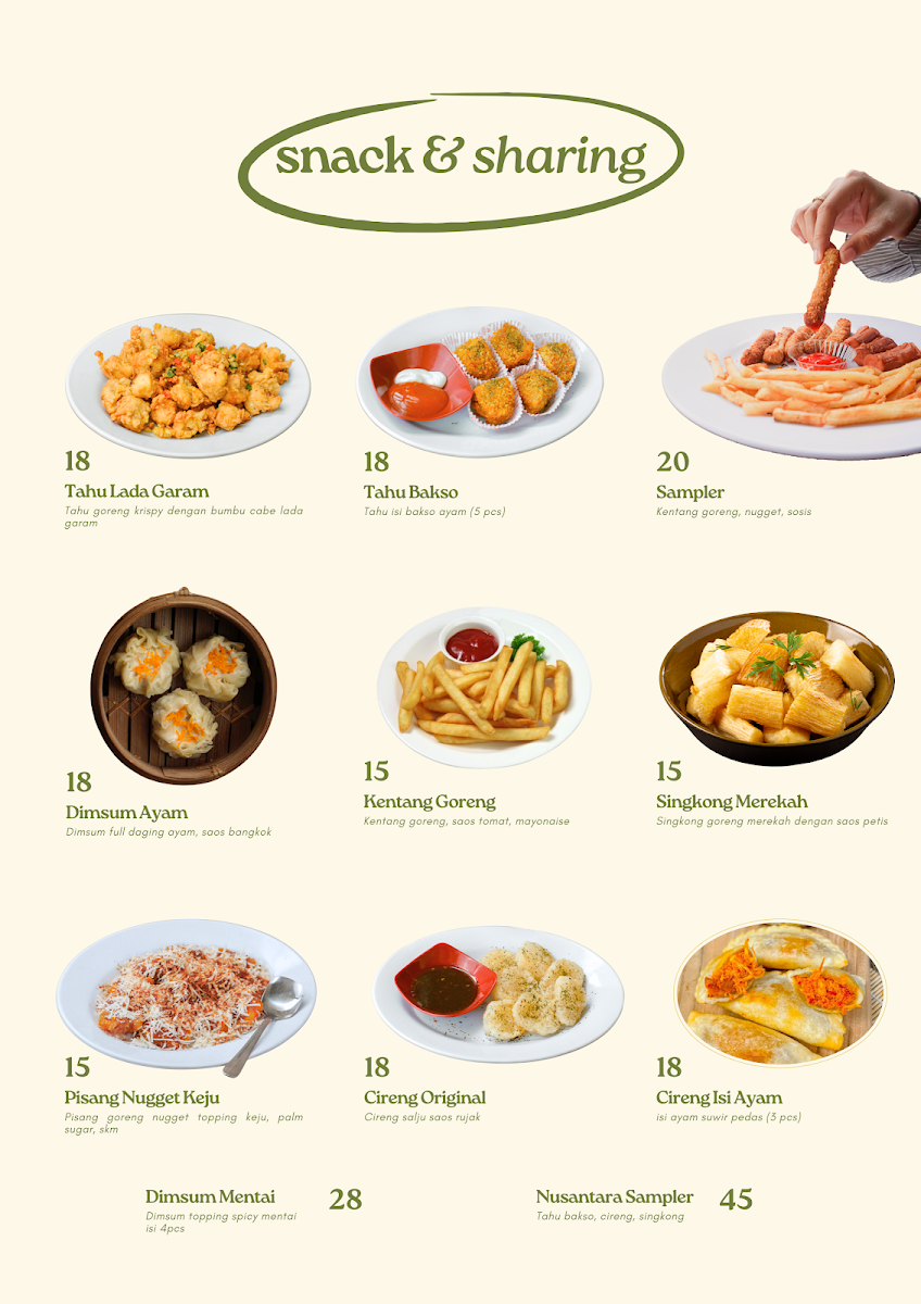 Positif Space & Eatery Photo Menu 2