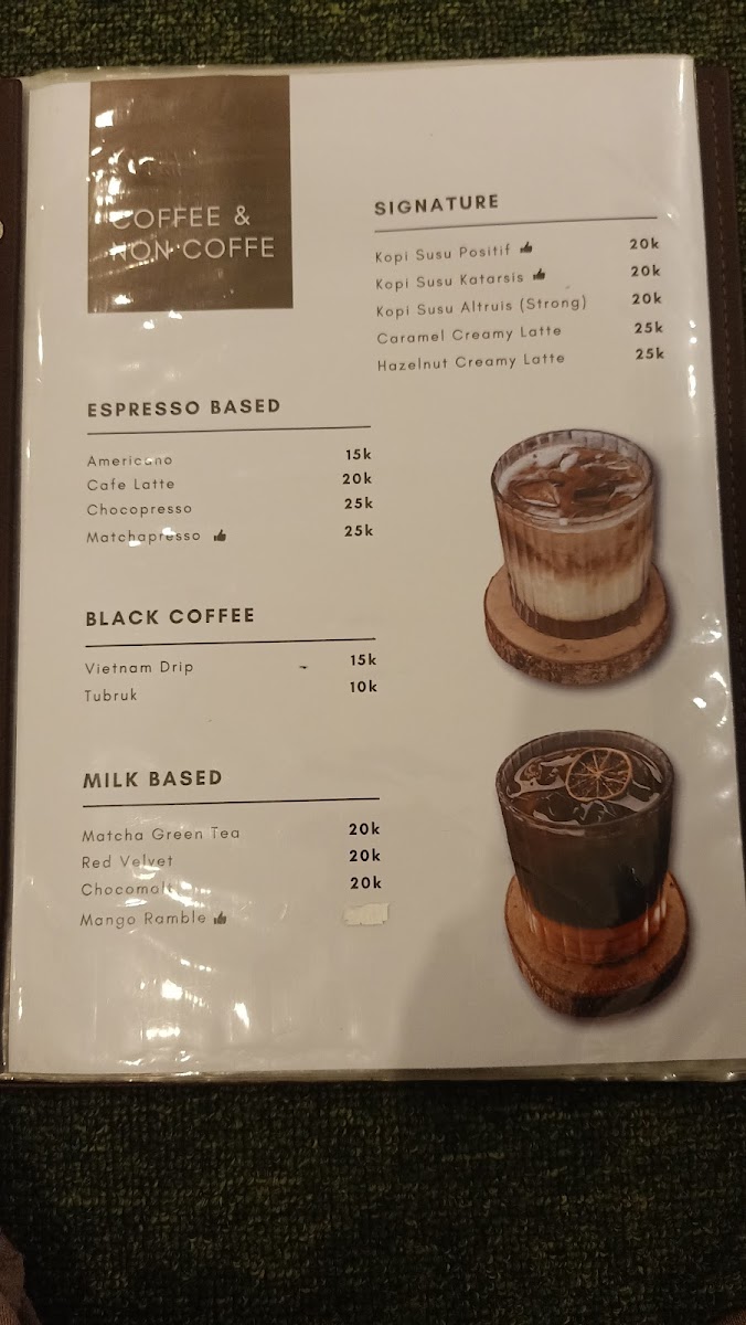 Positif Space & Eatery Photo Menu 7