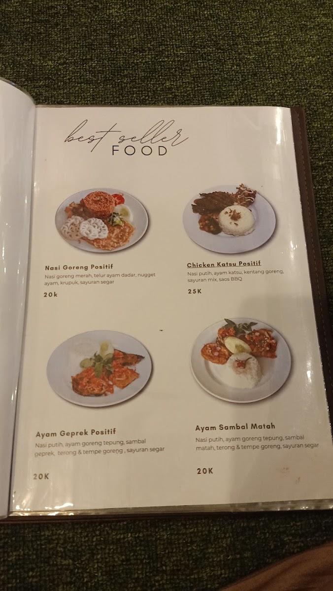 Positif Space & Eatery Photo Menu 8