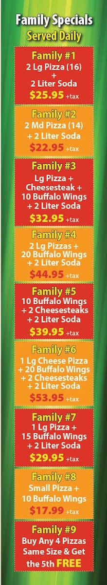 Giovanni's Pizzeria Photo Menu 1