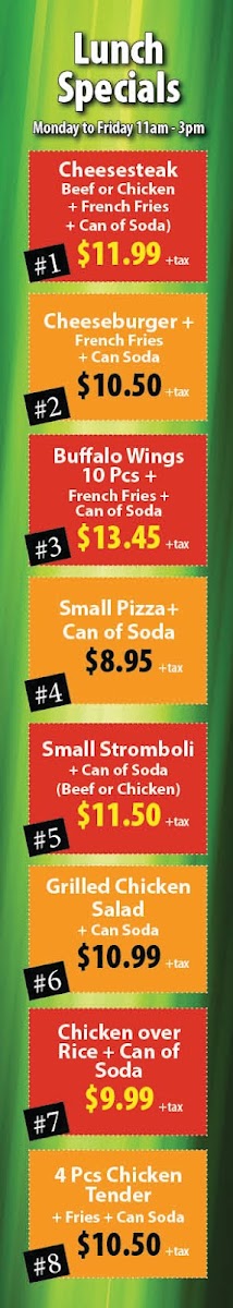 Giovanni's Pizzeria Photo Menu 2