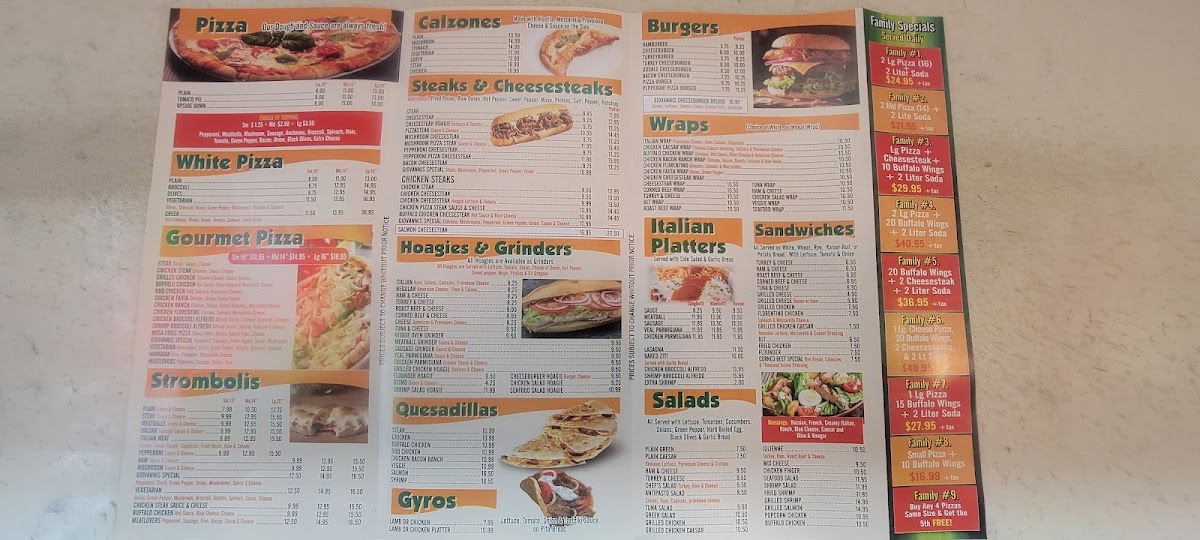 Giovanni's Pizzeria Photo Menu 4