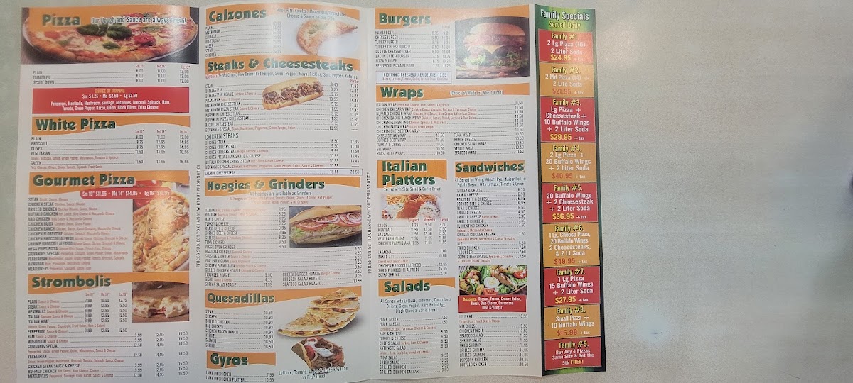 Giovanni's Pizzeria Photo Menu 5