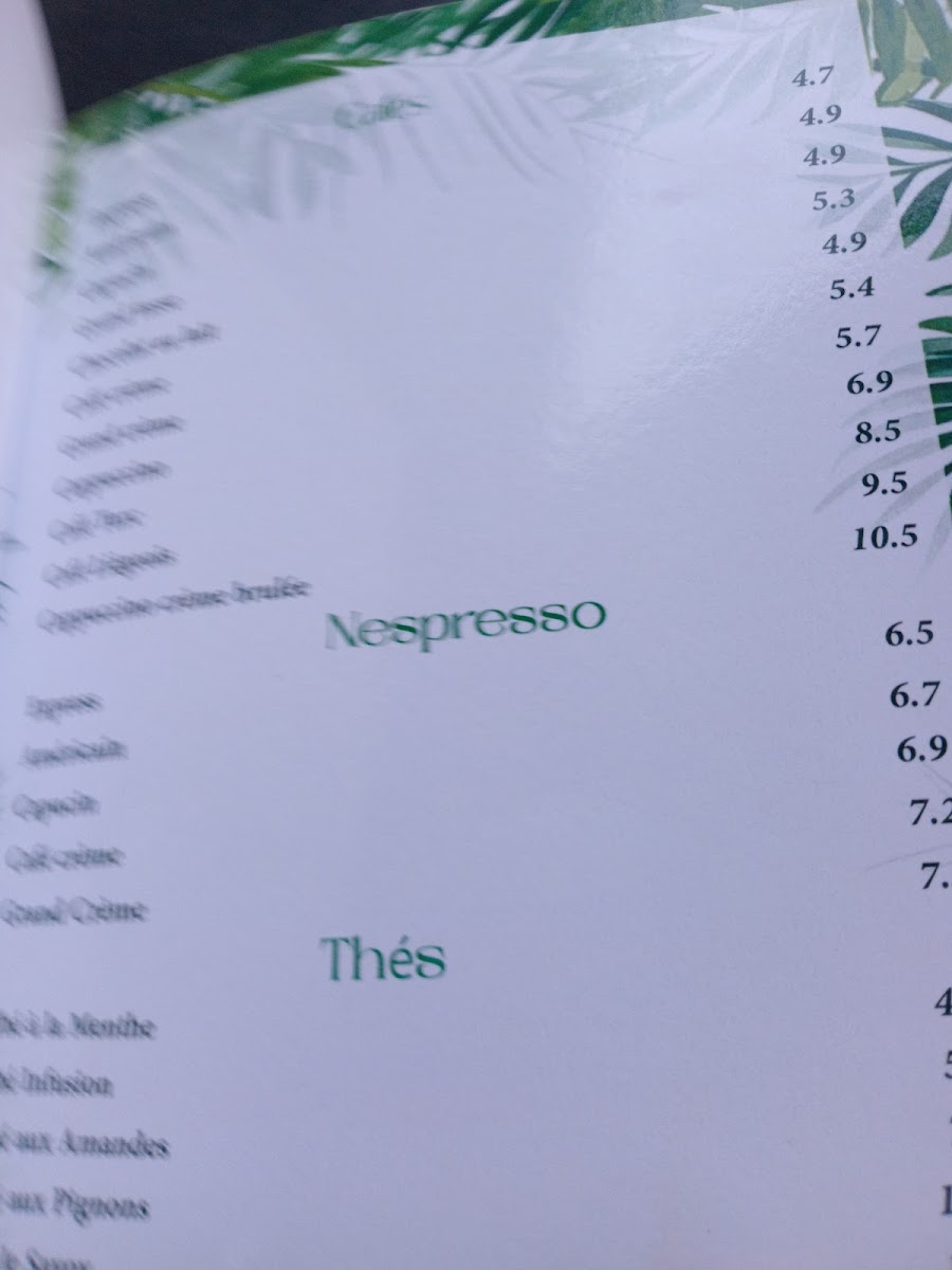 Le SAVOY Photo Menu 6