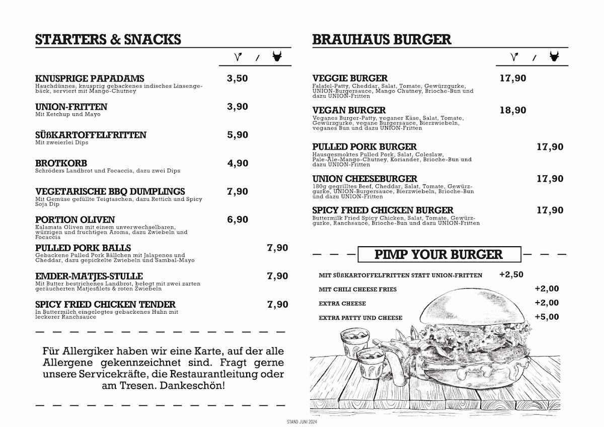Union Brauerei Bremen Photo Menu 5