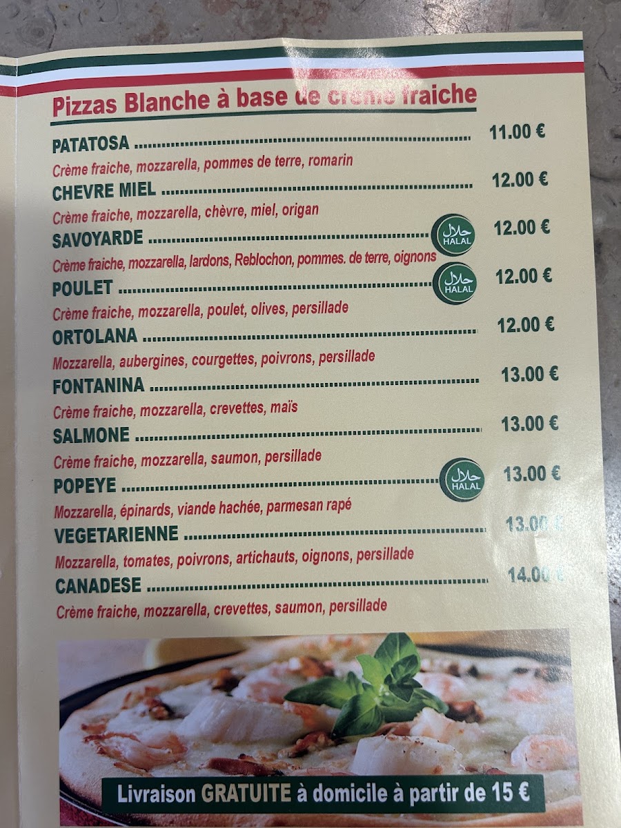 La Fontanina Photo Menu 1