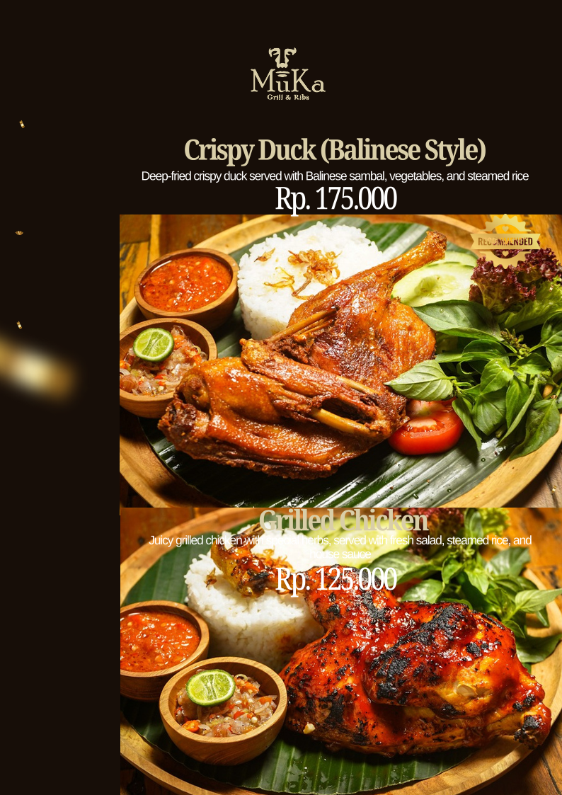 MuKa Restaurant and Bar Photo Menu 3