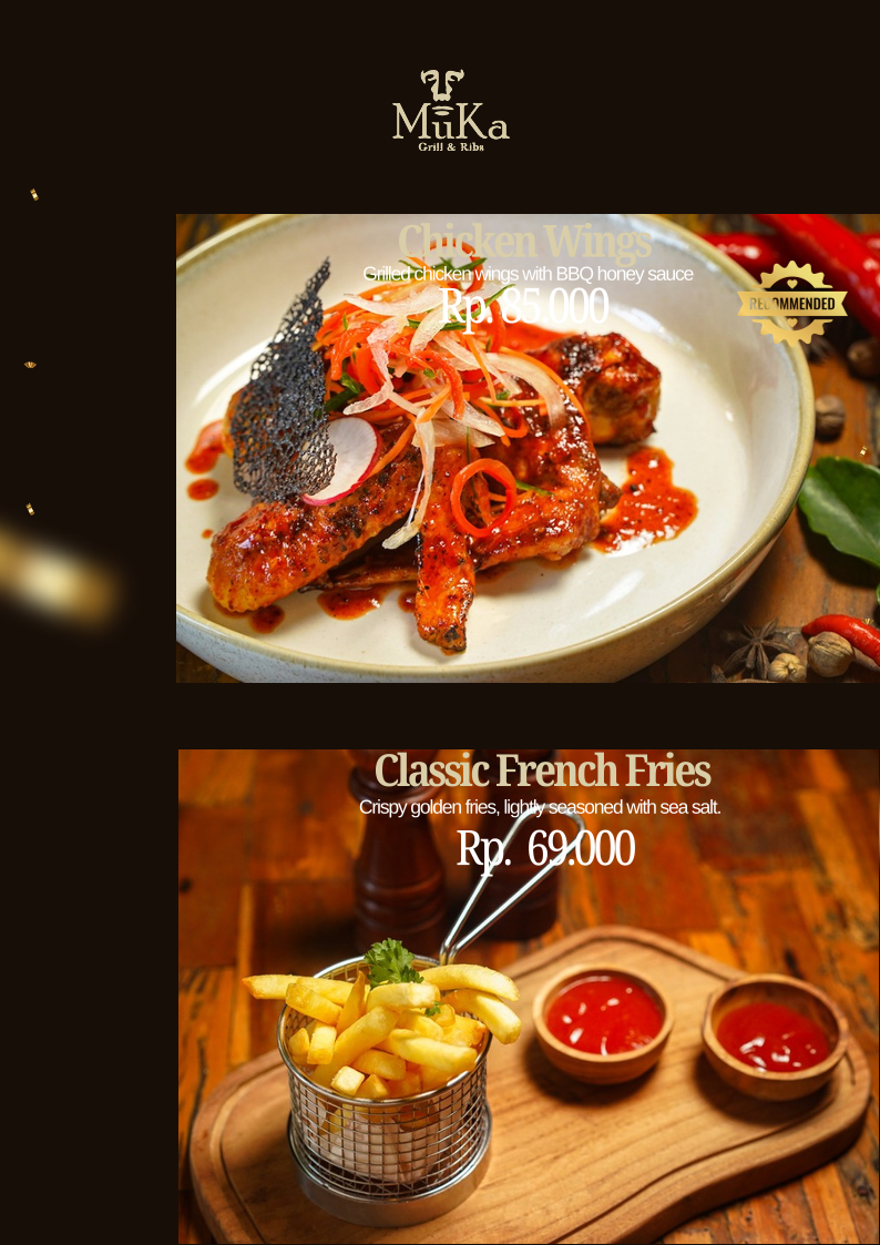 MuKa Restaurant and Bar Photo Menu 5