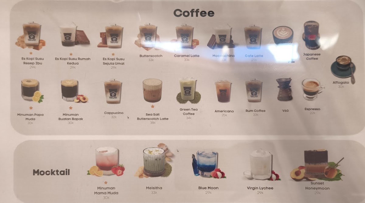 Rumah Kedua Coffee & Space Photo Menu 1