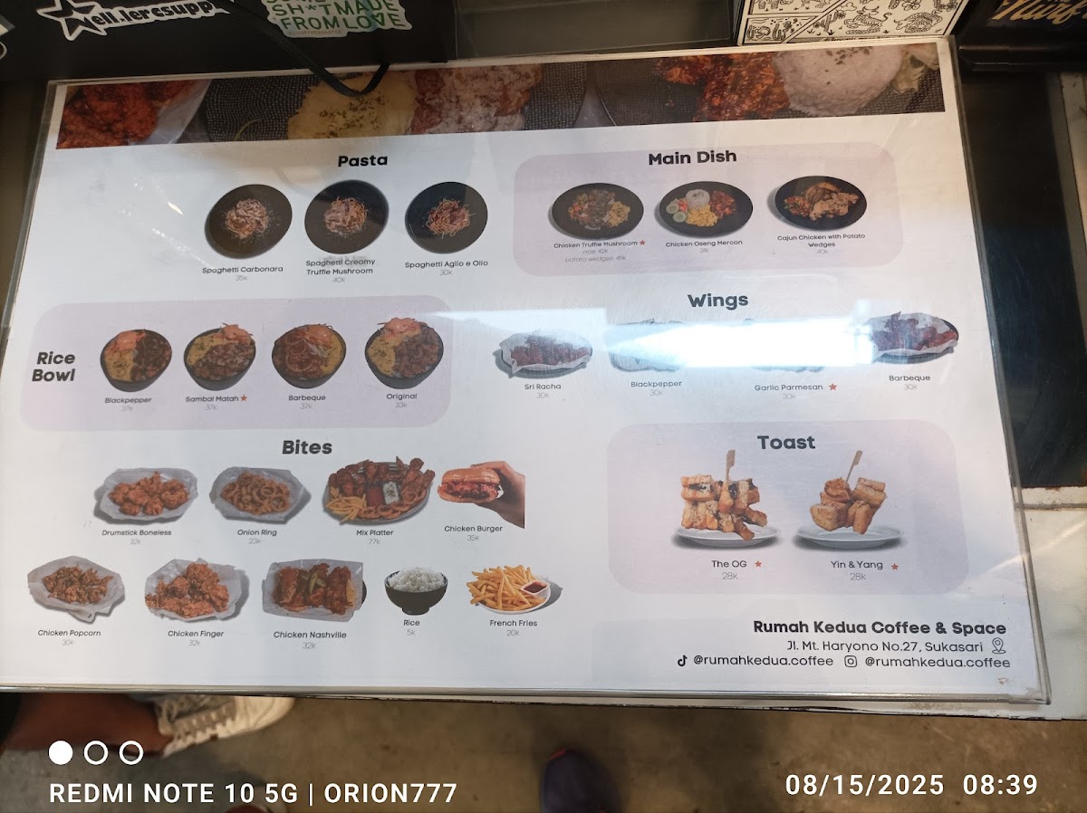Rumah Kedua Coffee & Space Photo Menu 3