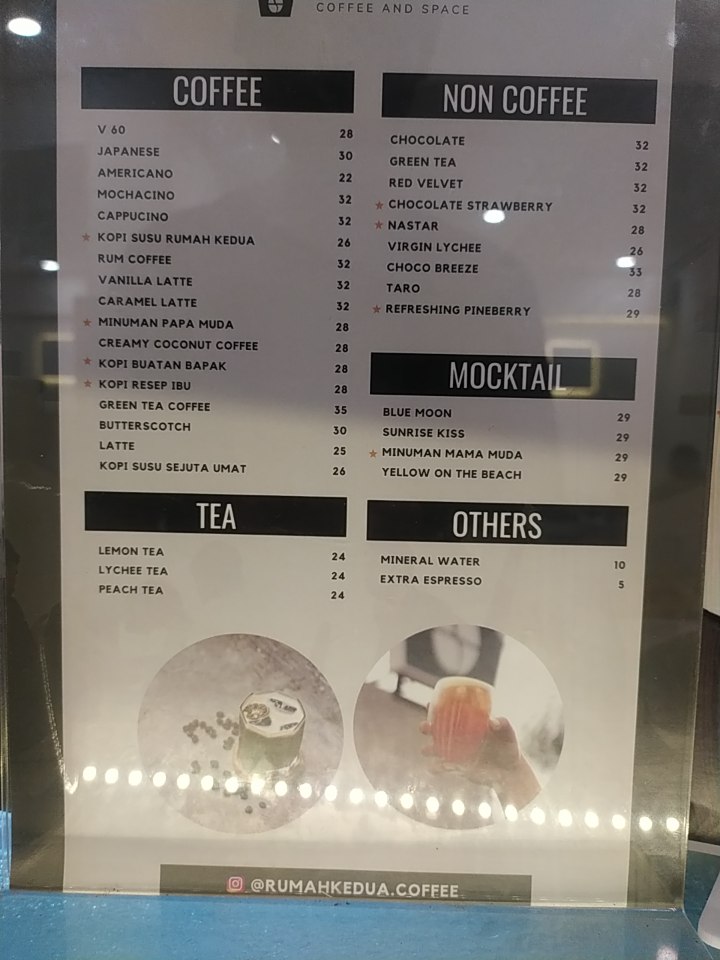 Rumah Kedua Coffee & Space Photo Menu 4