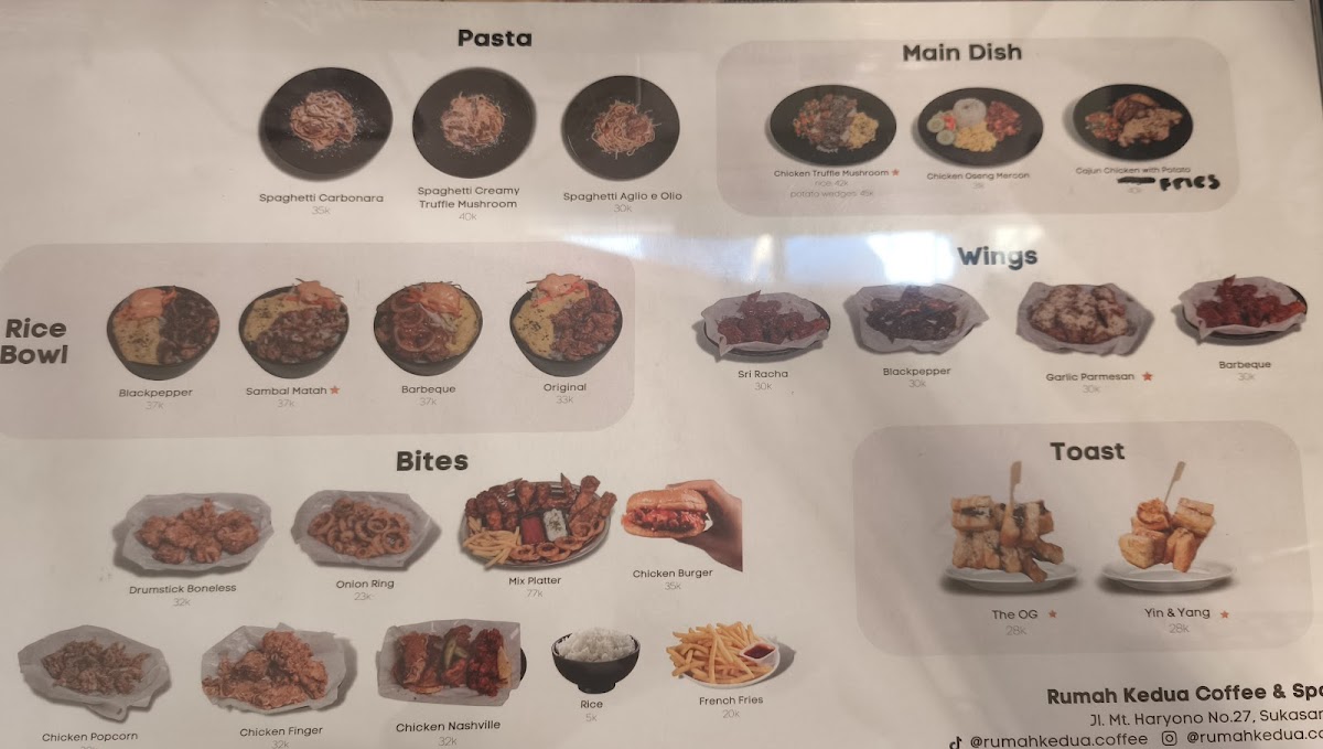 Rumah Kedua Coffee & Space Photo Menu 5