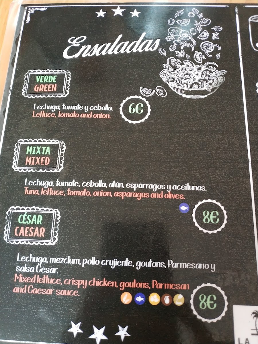 Cafe La Playa Photo Menu 6