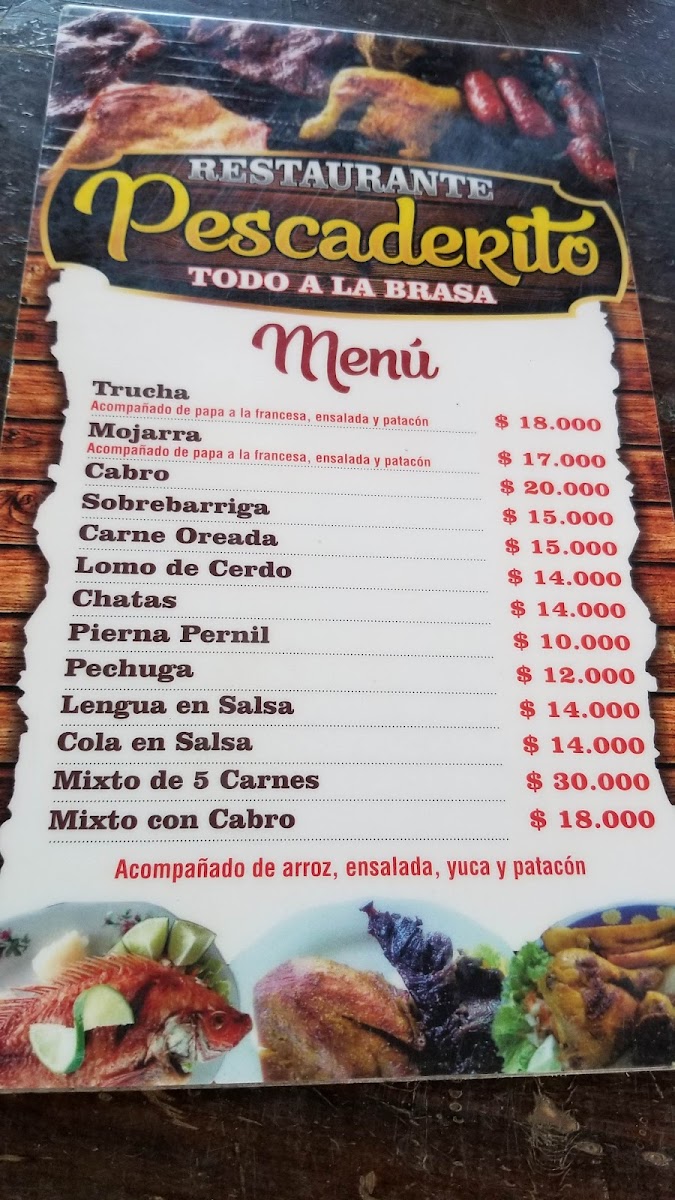 Restaurante Pescaderito Photo Menu 2