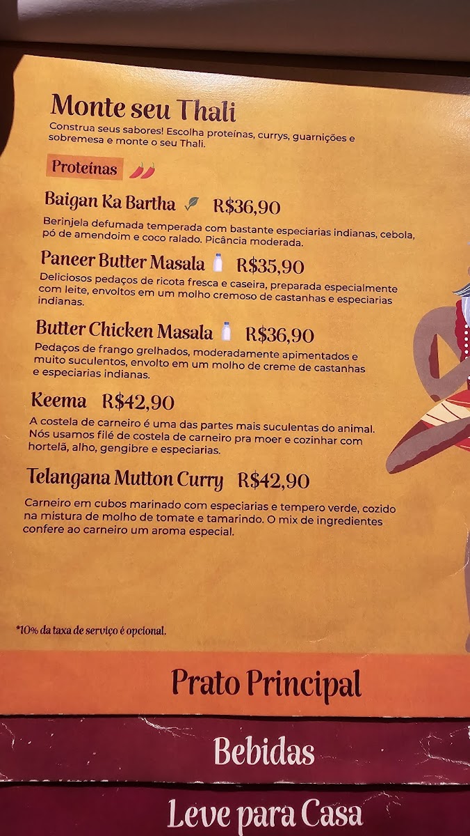 Vishnu Culinária Indiana Photo Menu 10