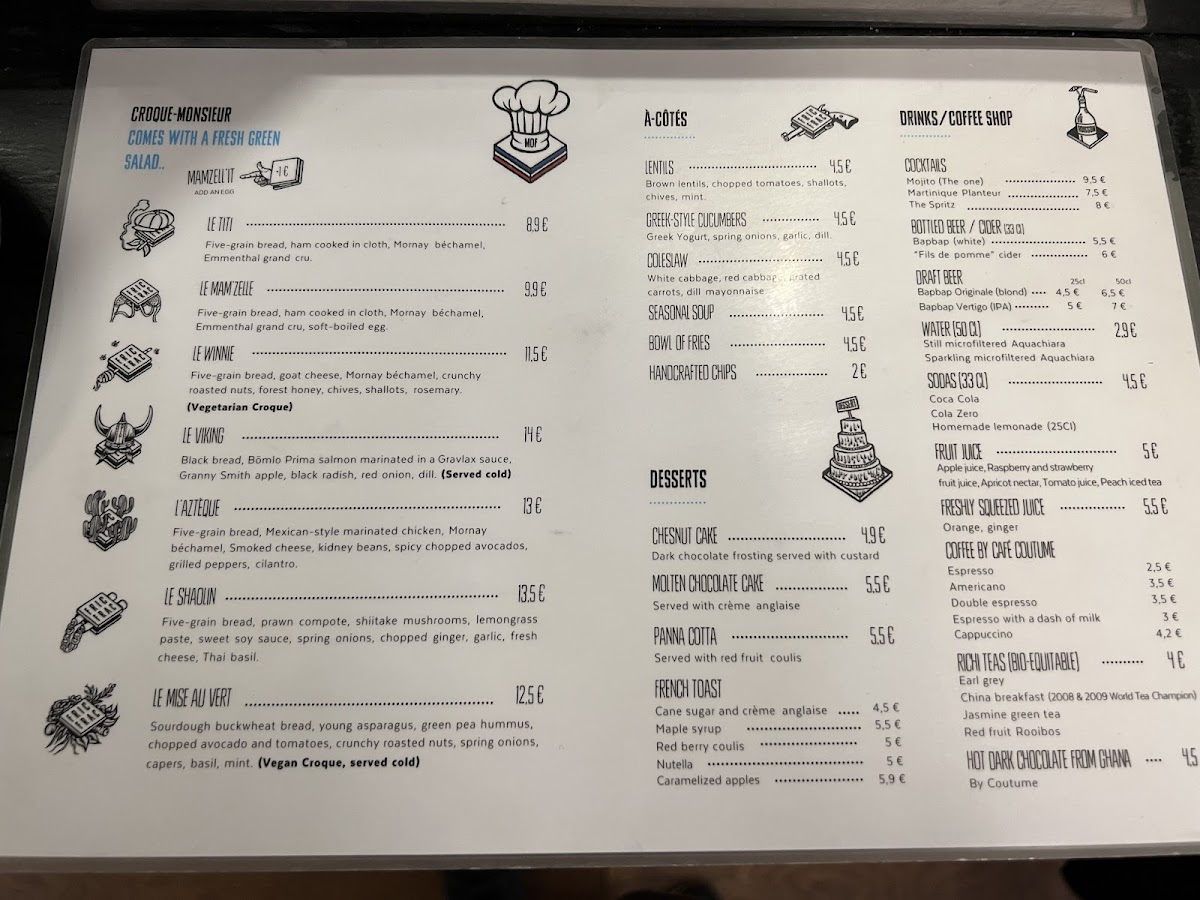 Fric-Frac Photo Menu 5