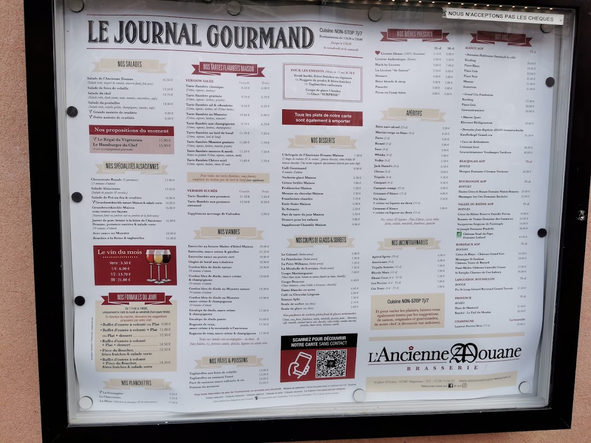 L'Ancienne Douane Haguenau Brasserie Photo Menu 10