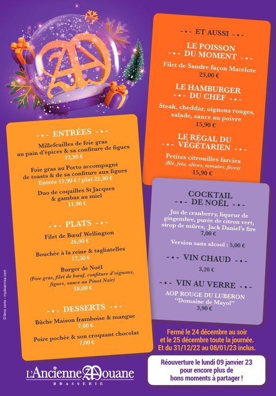 L'Ancienne Douane Haguenau Brasserie Photo Menu 5